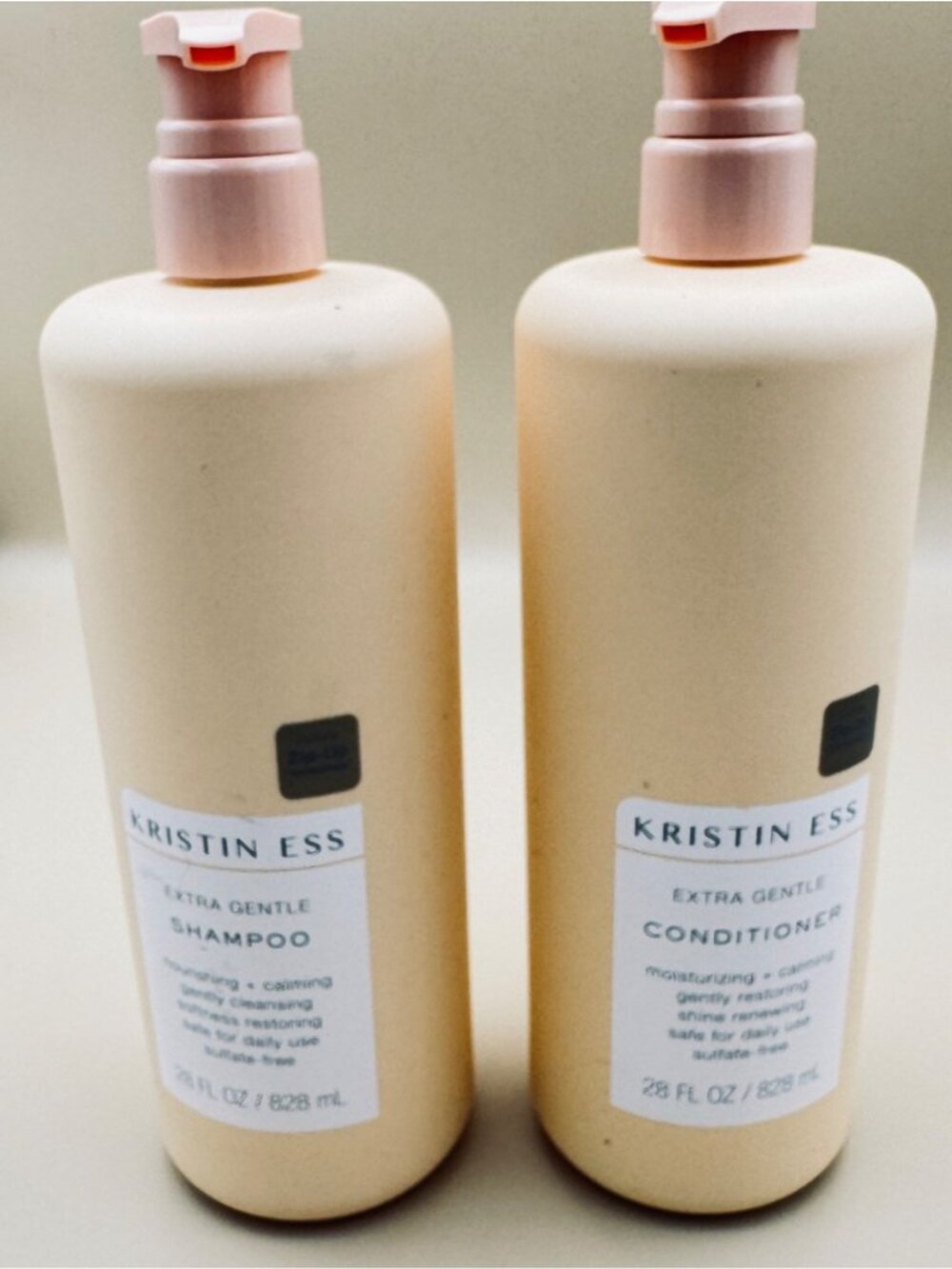 Kristin Ess Extra Gentle Shampoo and Conditioner Set 28 fl oz New